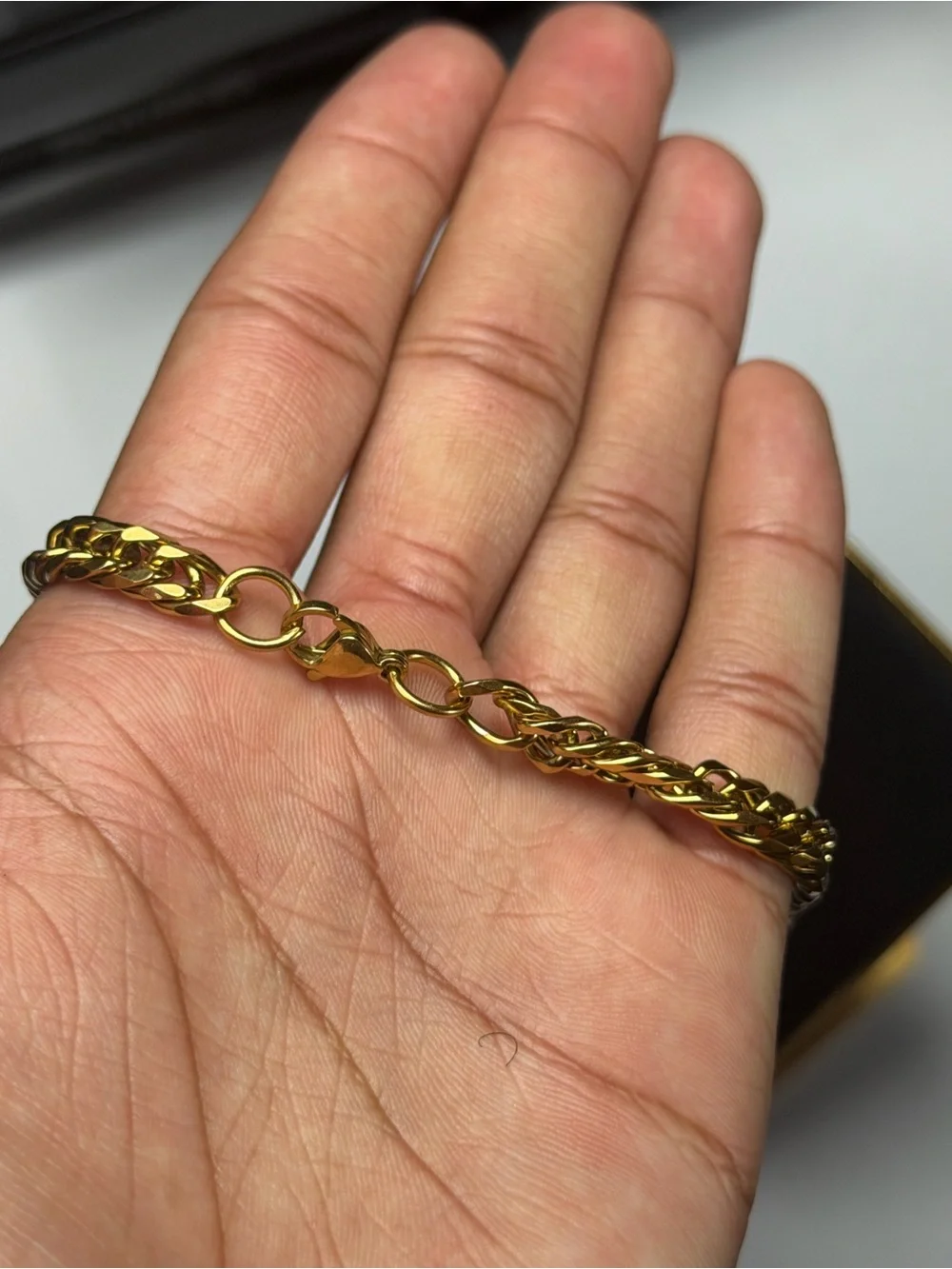 Gold Plated Cuban Link Necklace — 5mm